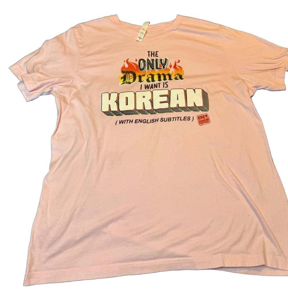 2024 NCKorean Festival The Only Drama I Want Is Korean Graphic T-Shirt